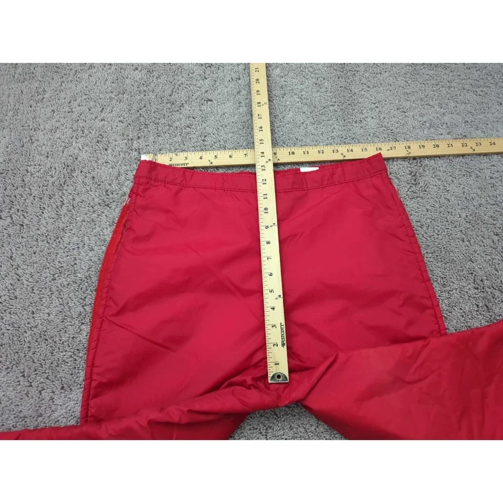 Vintage‎ White Stag Skiwear Snow Pants Mens W:32 Red Side Leg Zip Made in Mexico